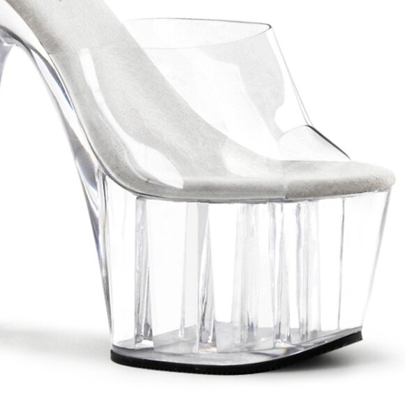 Clear Platform Heels: High-Heel Sandals & Mules for Dancers & Glamour - Picture 5 of 5